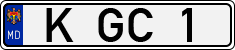 License plate of Moldova, Cars (1992)