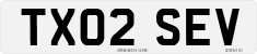 License plate of the United Kingdom, 2001 year system