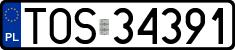 License plates of Poland, Regular car plates