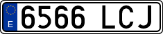 License plates of Spain, Ordinary (2000)