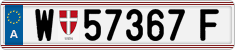 License plate of Austria, Regular plates