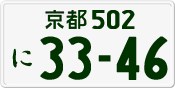 License plate of Japan, Private owners