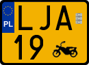 License plates of Poland, Oldtimers