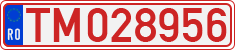 License plate of Romania, Provisional