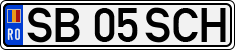 License plate of Romania, Regular plates