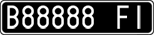 License plate of Italy, Cars (1927 year series)