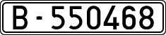 License plates of Spain, 1900 year series