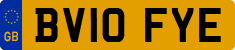 License plate of the United Kingdom, 2001 year system