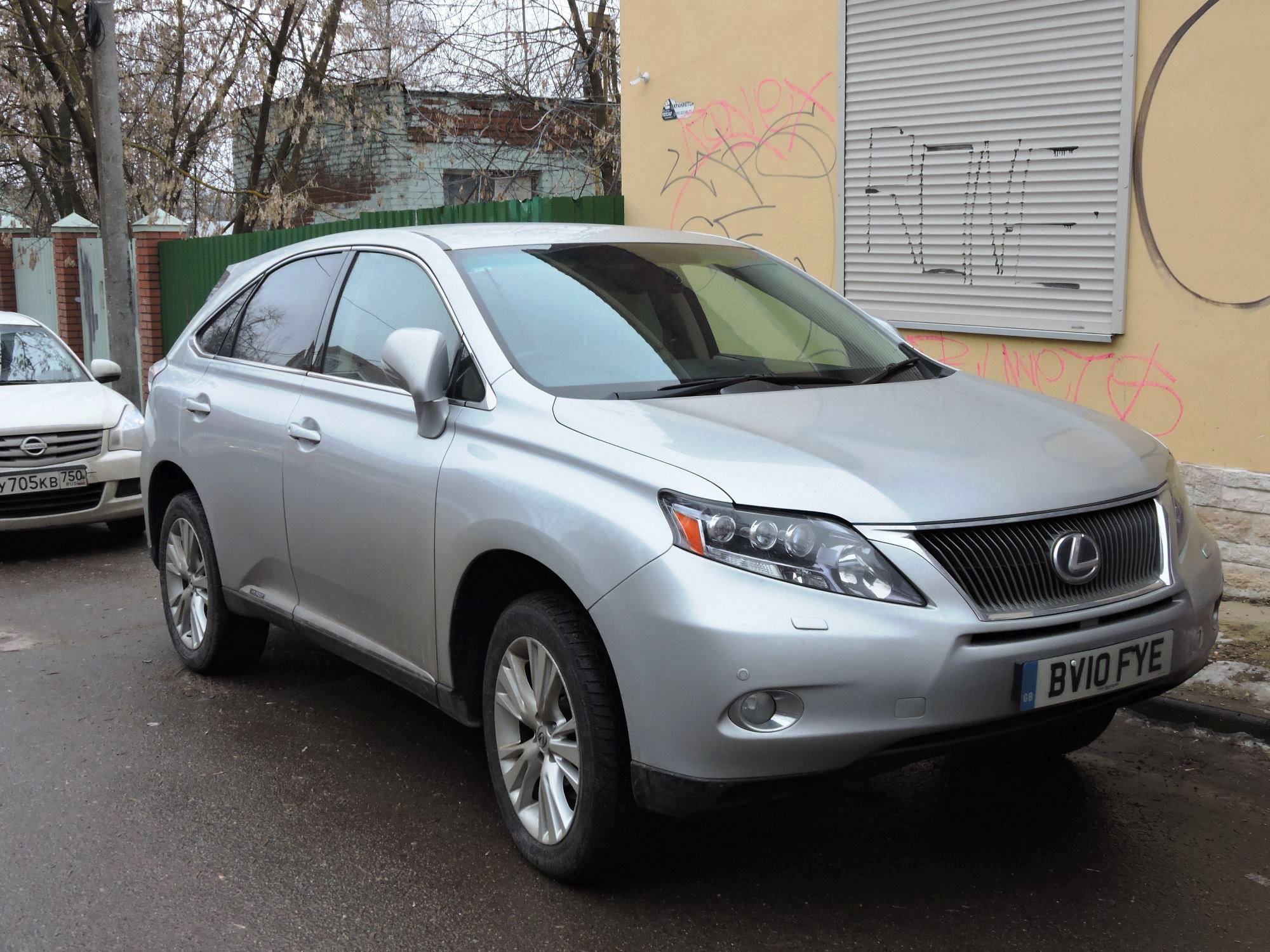 BV10FYE, Lexus RX 3rd gen (AL10), 2008–2012