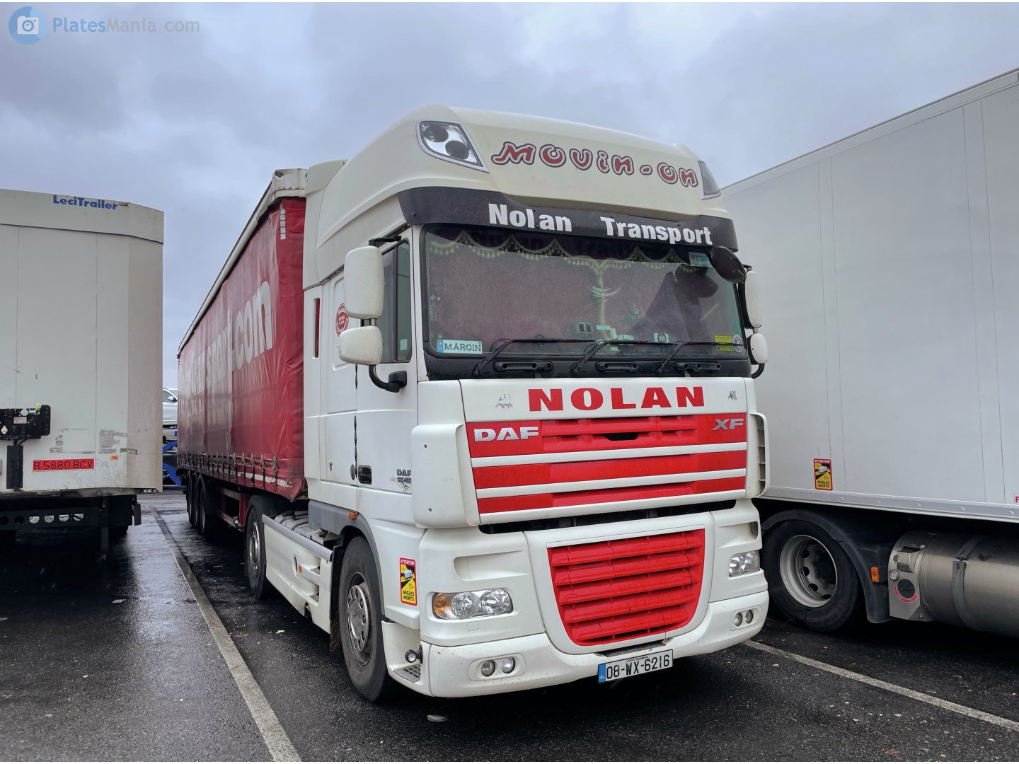 08-WX-6216, DAF XF 3rd gen (XF105), 2006–2020