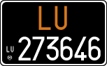 License plate of Italy, Cars (1927 year series)