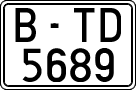License plates of Spain, 1971 year series