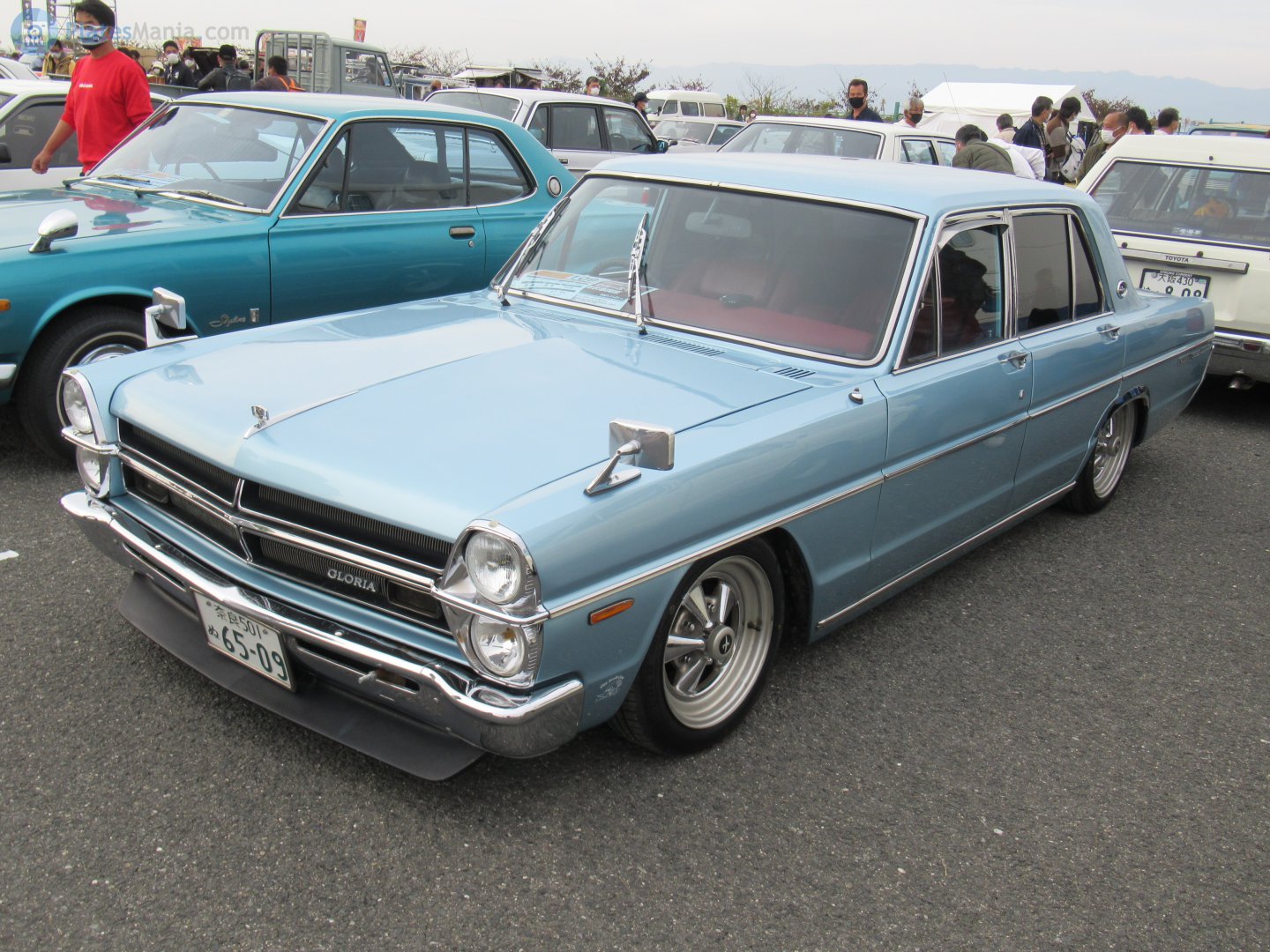 奈良 501 ぬ 6509, Nissan Gloria 3rd gen Sedan (A30), 1967–1971 (former generations were sold under Prince brand)