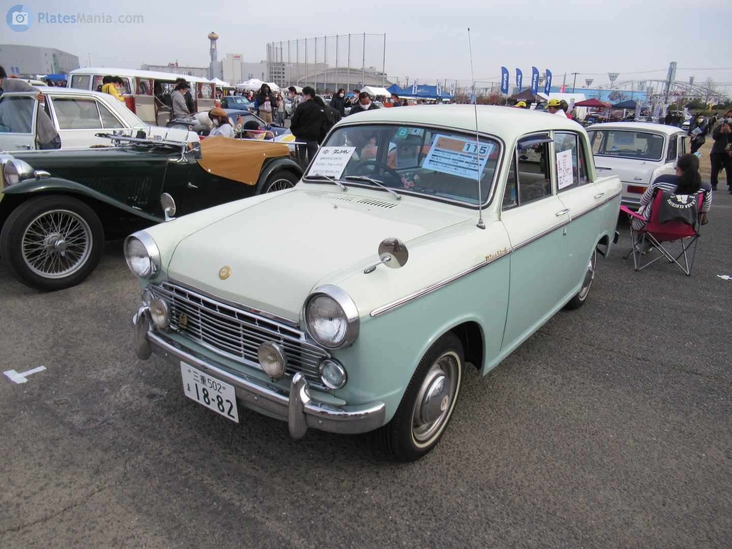 三重 502 ま 1882, Datsun Bluebird 1st gen Sedan (310), 1959–1963