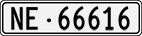 License plate of Switzerland, Cars