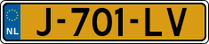 License plate of the Netherlands, Cars