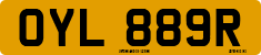 License plate of the United Kingdom, 1963 year system