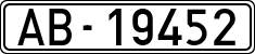 License plates of Spain, 1900 year series