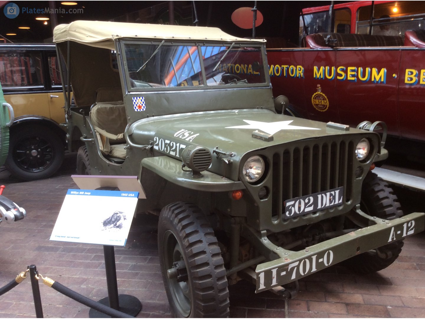 302DEL, Willys MB 1941–1945