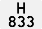 License plate of Norway, 1913-1971 - system