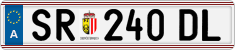 License plate of Austria, Regular plates