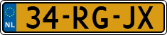 License plate of the Netherlands, Cars