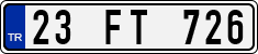 License plate of Turkey, Regular plates