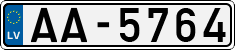 License plate of Latvia, Regular car plates