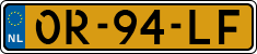 License plate of the Netherlands, Semi-trailers