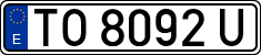 License plates of Spain, 1971 year series