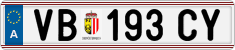 License plate of Austria, Regular plates