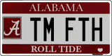 Alabama, Specialty plates