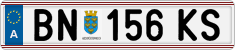 License plate of Austria, Regular plates