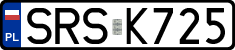 License plates of Poland, Regular car plates