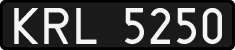License plates of Poland, 1976 year system