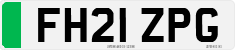 License plate of the United Kingdom, 2001 year system