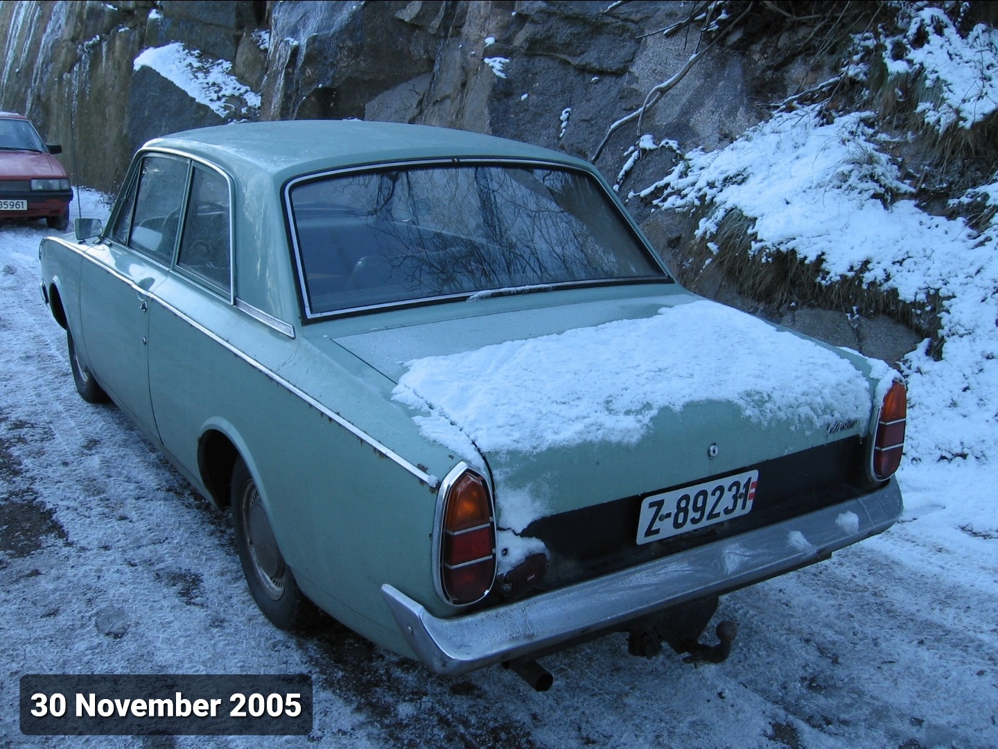 Z-89231, Ford Corsair 1st gen (Consul) 2-door Sedan (120E), 1963–1970