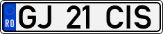 License plate of Romania, Regular plates