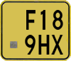License plate of the Netherlands, Mopeds