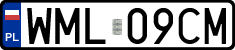 License plates of Poland, Regular car plates