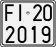 License plate of Italy, Motorcycles (1927 year series)