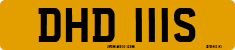 License plate of the United Kingdom, 1963 year system