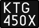 License plates of Poland, 1976 year system