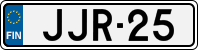 License plate of Finland, Cars