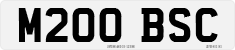 License plate of the United Kingdom, 1983 year system