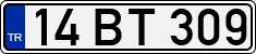 License plate of Turkey, Regular plates