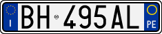 License plate of Italy, Cars (1994 year series)