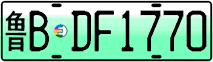 License plate of China, Electric vehicles