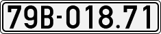 License plate of Vietnam, Cars