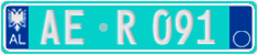 License plate of Albania, Trailers (2011)